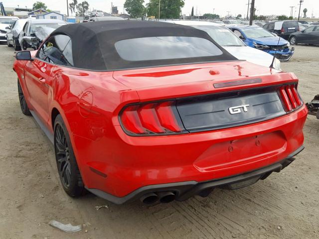 1FATP8FF1J5177329 - 2018 FORD MUSTANG GT RED photo 3