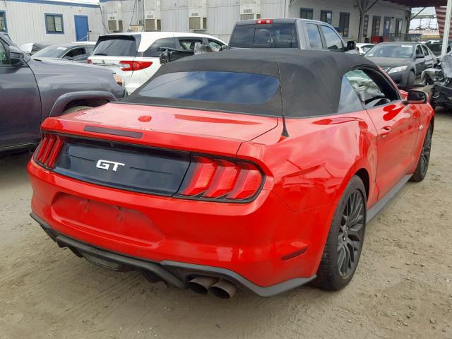 1FATP8FF1J5177329 - 2018 FORD MUSTANG GT RED photo 4