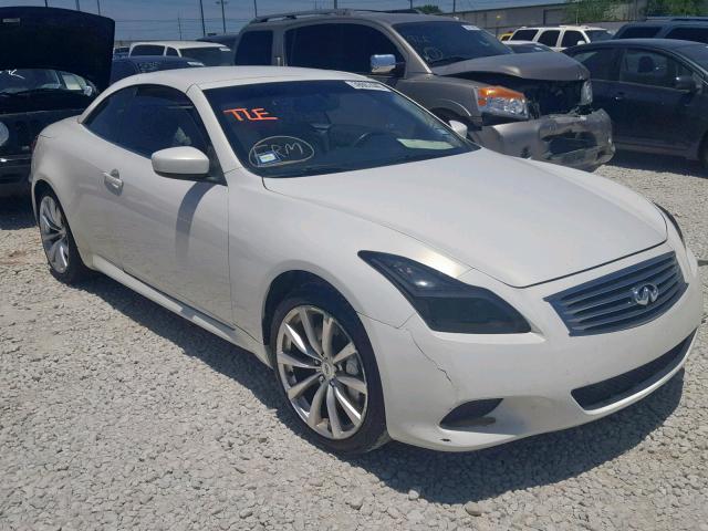 JN1CV6FE0AM354862 - 2010 INFINITI G37 BASE WHITE photo 1