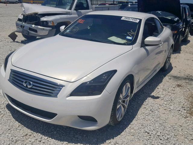 JN1CV6FE0AM354862 - 2010 INFINITI G37 BASE WHITE photo 2