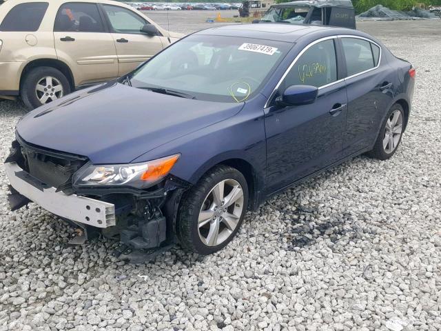 19VDE1F38EE012110 - 2014 ACURA ILX 20 BLUE photo 2