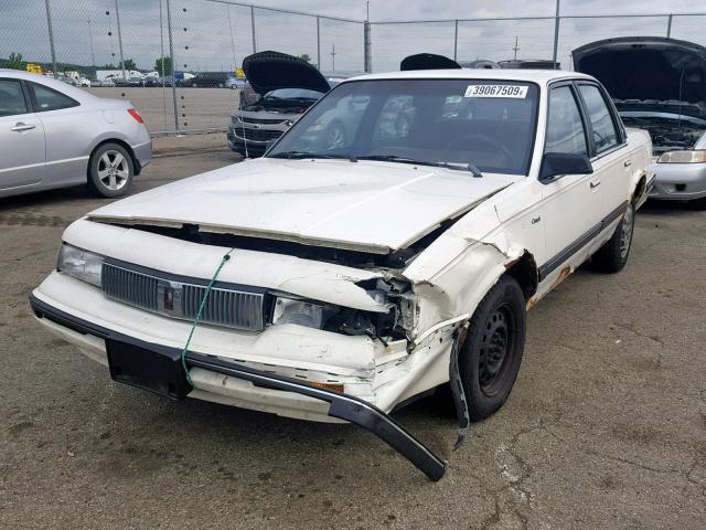 1G3AL54N4N6396811 - 1992 OLDSMOBILE CUTLASS CI WHITE photo 2