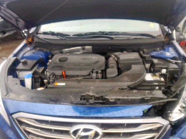 5NPE34AF0FH115183 - 2015 HYUNDAI SONATA SPO BLUE photo 7