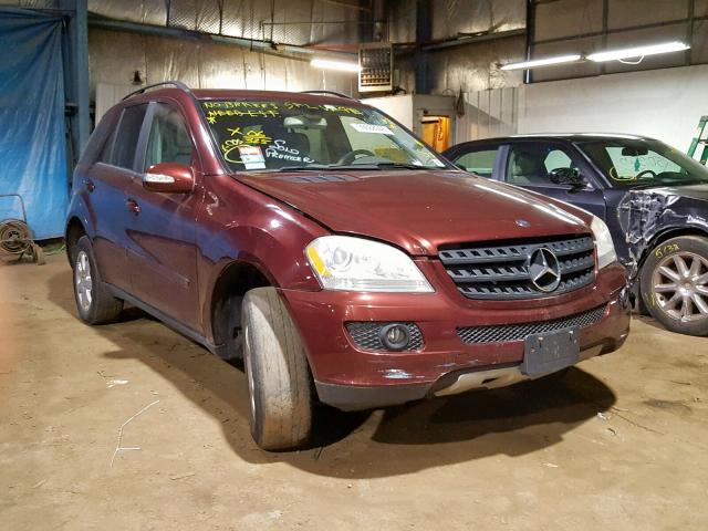 4JGBB86E66A134997 - 2006 MERCEDES-BENZ ML 350 RED photo 1