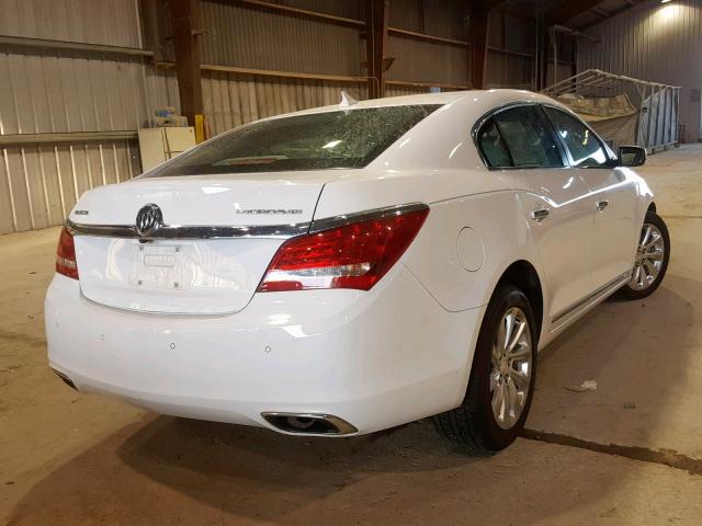 1G4GB5G34EF176426 - 2014 BUICK LACROSSE WHITE photo 4