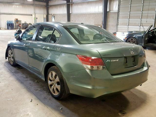 1HGCP26888A117611 - 2008 HONDA ACCORD EXL GREEN photo 3