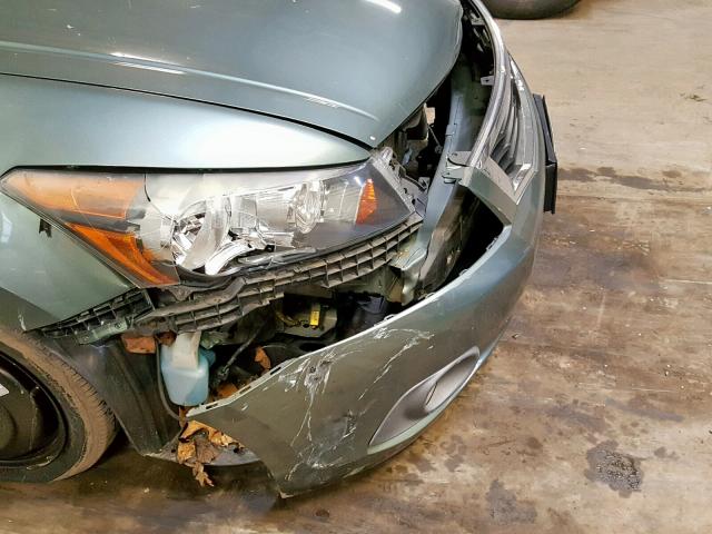 1HGCP26888A117611 - 2008 HONDA ACCORD EXL GREEN photo 9