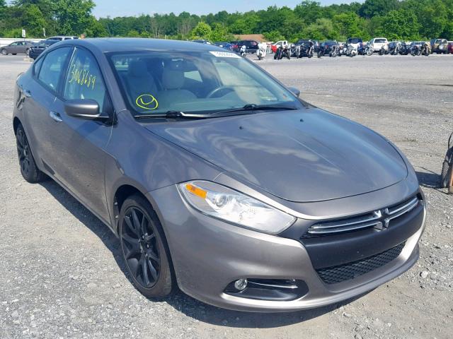 1C3CDFCH6DD147612 - 2013 DODGE DART LIMIT GRAY photo 1