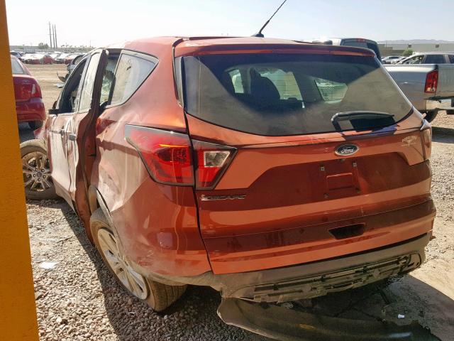 1FMCU0F74KUA42085 - 2019 FORD ESCAPE S RED photo 3