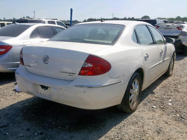 2G4WD582561178626 - 2006 BUICK LACROSSE C WHITE photo 4