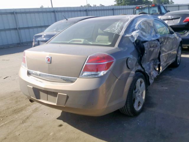 1G8ZS57B28F152189 - 2008 SATURN AURA XE BROWN photo 4