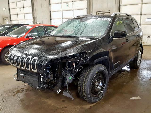 1C4PJMDS1HW556485 - 2017 JEEP CHEROKEE L BLACK photo 2