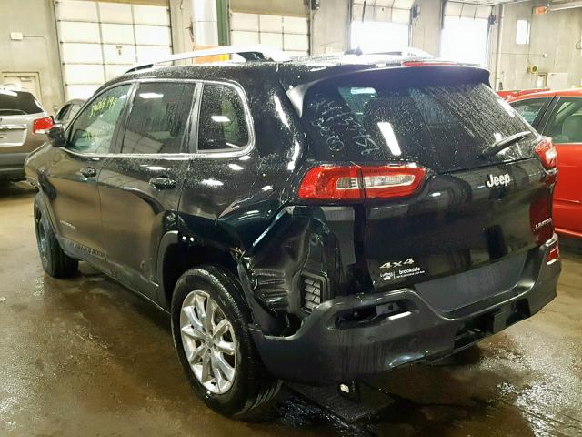 1C4PJMDS1HW556485 - 2017 JEEP CHEROKEE L BLACK photo 3