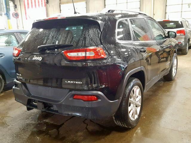 1C4PJMDS1HW556485 - 2017 JEEP CHEROKEE L BLACK photo 4