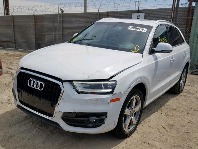 WA1EFCFSXFR000522 - 2015 AUDI Q3 PREMIUM WHITE photo 2