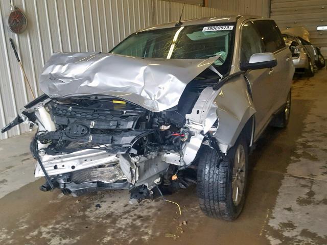 2FMDK4KC9DBA91411 - 2013 FORD EDGE LIMIT SILVER photo 2