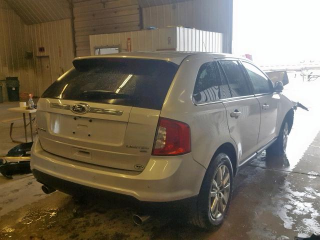 2FMDK4KC9DBA91411 - 2013 FORD EDGE LIMIT SILVER photo 4