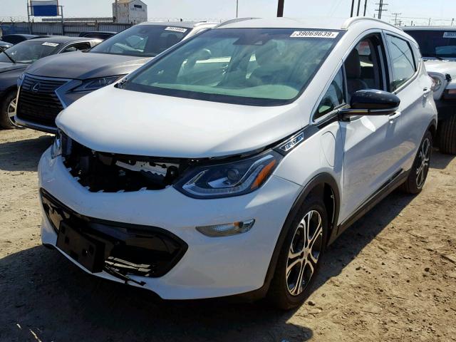 1G1FX6S03H4161249 - 2017 CHEVROLET BOLT EV PR WHITE photo 2