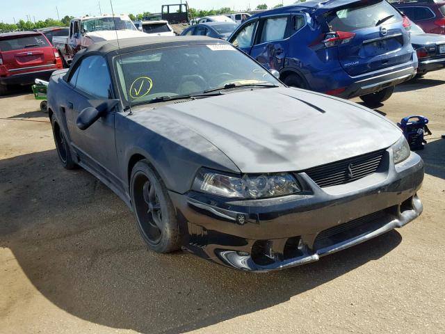 1FAFP46V61F244160 - 2001 FORD MUSTANG CO BLACK photo 1