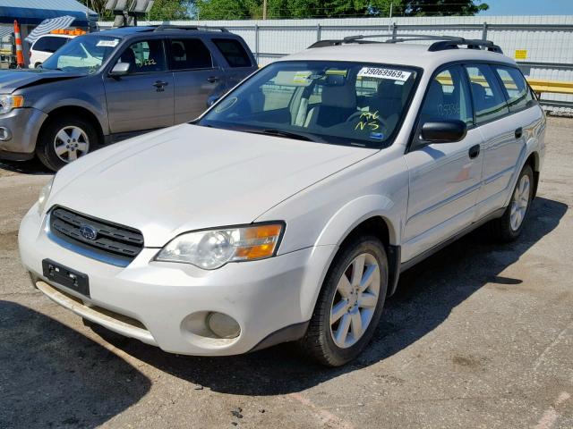 4S4BP61C977307647 - 2007 SUBARU LEGACY OUT WHITE photo 2