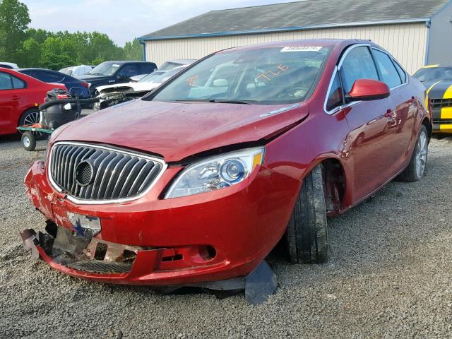 1G4PR5SK3F4146311 - 2015 BUICK VERANO CON RED photo 2