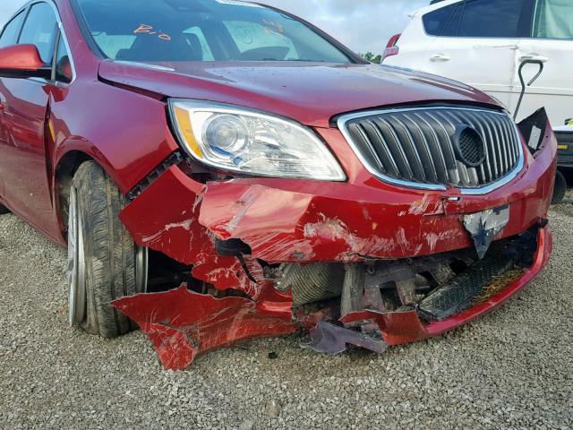 1G4PR5SK3F4146311 - 2015 BUICK VERANO CON RED photo 9