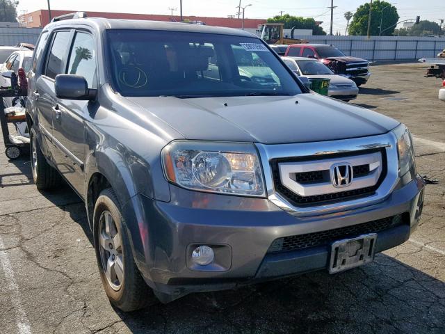 5FNYF4H75BB025426 - 2011 HONDA PILOT EXLN GRAY photo 1