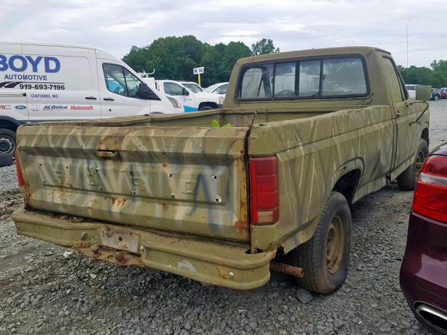 F14ENHK2823 - 1980 FORD F-150 GREEN photo 4