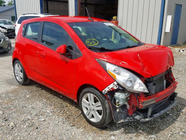 KL8CA6S9XEC565251 - 2014 CHEVROLET SPARK LS RED photo 1