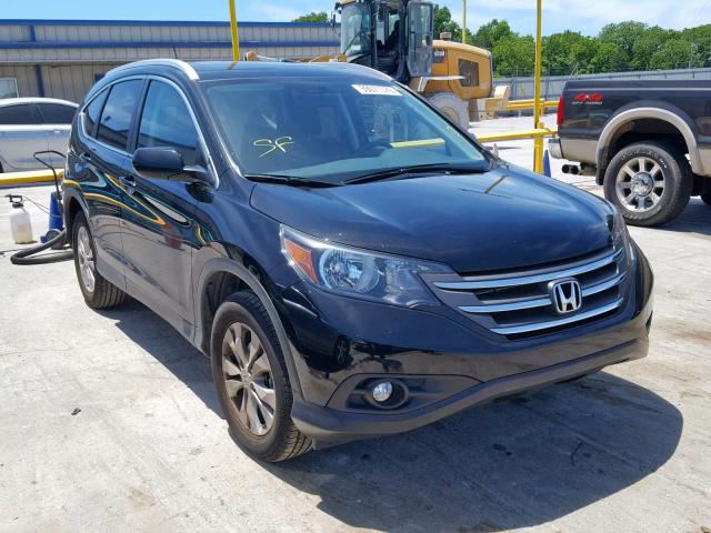 2HKRM4H75EH603475 - 2014 HONDA CR-V EXL BLACK photo 1