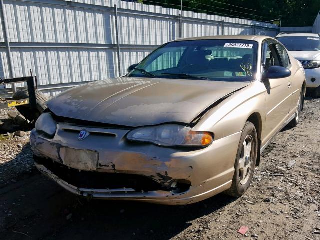 2G1WW12E249239075 - 2004 CHEVROLET MONTE CARL GOLD photo 2