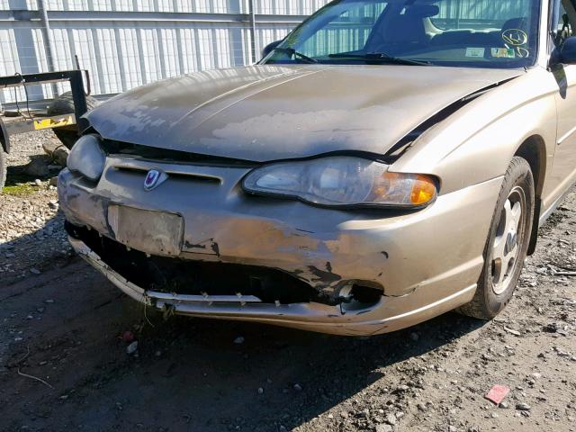 2G1WW12E249239075 - 2004 CHEVROLET MONTE CARL GOLD photo 9