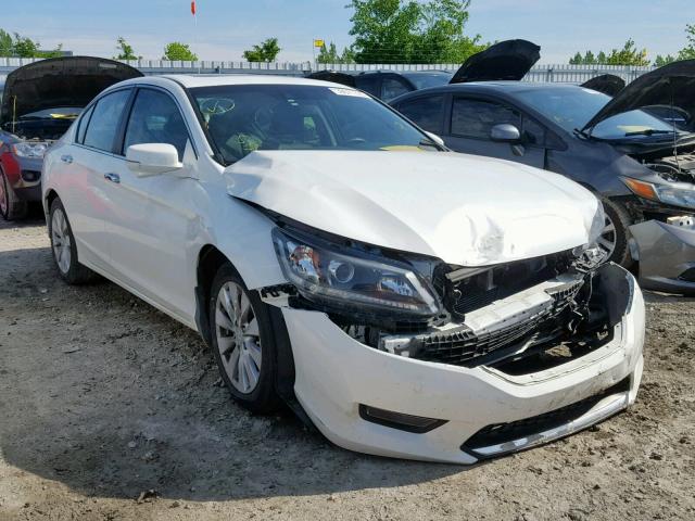 1HGCR2F83FA806723 - 2015 HONDA ACCORD EXL WHITE photo 1