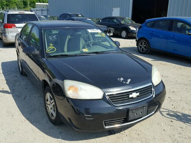 1G1ZS57F57F259429 - 2007 CHEVROLET MALIBU LS BLACK photo 1