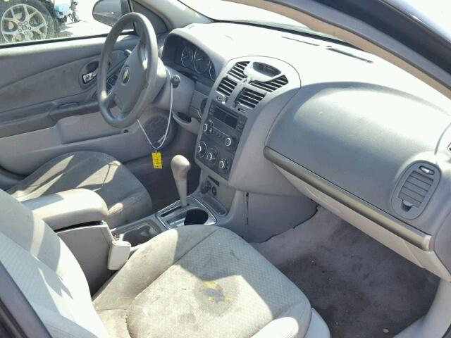 1G1ZS57F57F259429 - 2007 CHEVROLET MALIBU LS BLACK photo 5