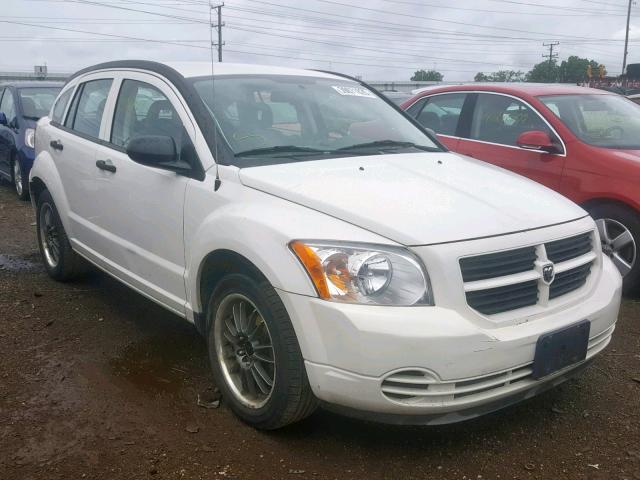 1B3HB28B57D239918 - 2007 DODGE CALIBER WHITE photo 1