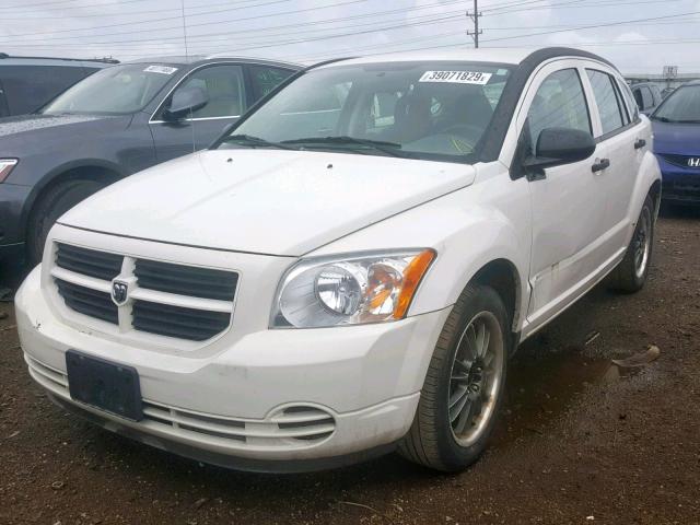 1B3HB28B57D239918 - 2007 DODGE CALIBER WHITE photo 2