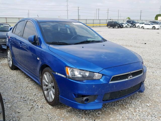 JA32U8FW7AU004286 - 2010 MITSUBISHI LANCER GTS BLUE photo 1