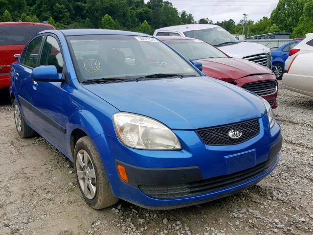 KNADE123466029911 - 2006 KIA RIO BLUE photo 1