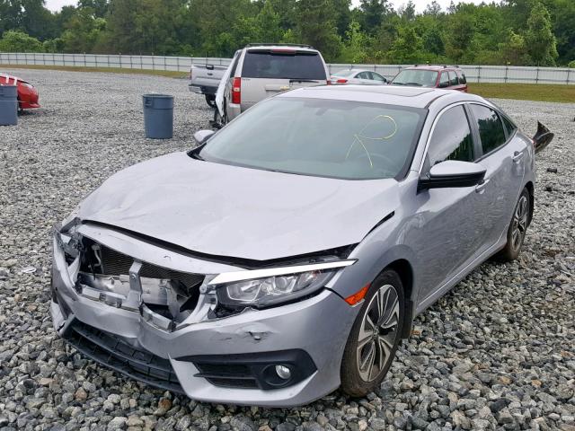 19XFC1F71HE019445 - 2017 HONDA CIVIC EXL 银色 照片 2