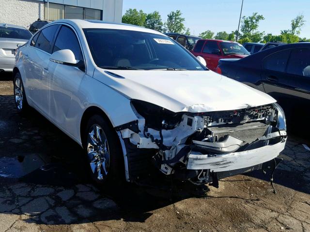 2G4GT5GX4G9190144 - 2016 BUICK REGAL PREM WHITE photo 1