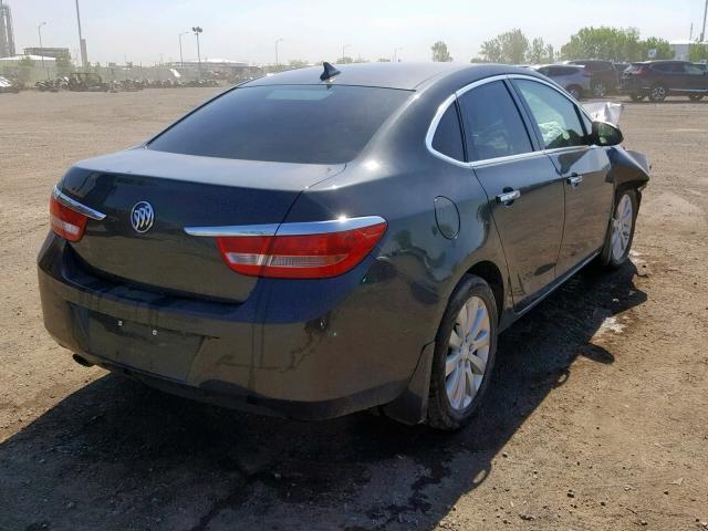 1G4PN5SK3E4129440 - 2014 BUICK VERANO CHARCOAL photo 4