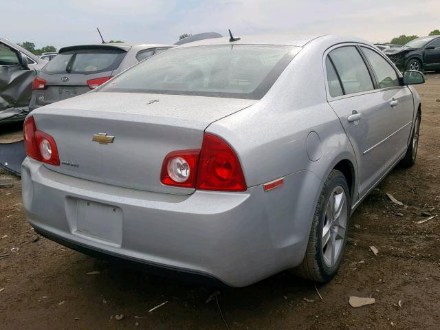 1G1ZB5E19BF349697 - 2011 CHEVROLET MALIBU LS SILVER photo 4