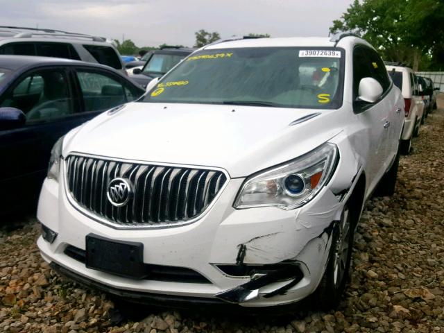 5GAKRAKD9HJ354420 - 2017 BUICK ENCLAVE WHITE photo 2