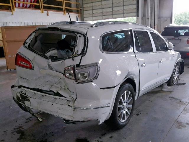 5GAKRAKD9HJ354420 - 2017 BUICK ENCLAVE WHITE photo 4