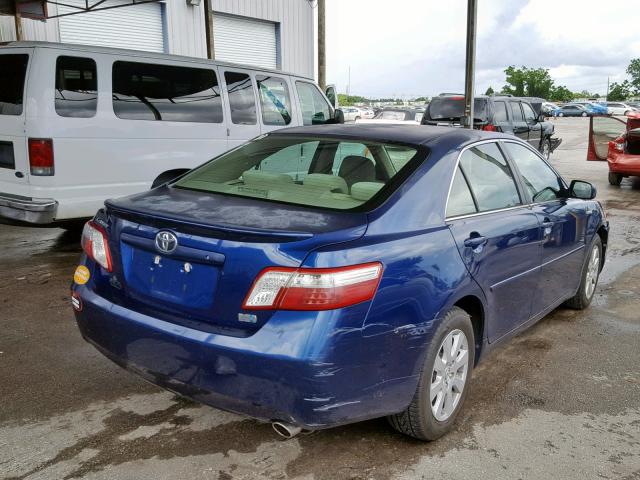 4T1BB46K19U109362 - 2009 TOYOTA CAMRY HYBR BLUE photo 4