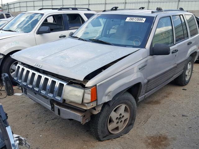 1J4GZ58S8RC164271 - 1994 JEEP GRAND CHER SILVER photo 2