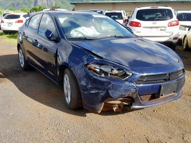 1C3CDFBB9GD625099 - 2016 DODGE DART SXT BLUE photo 1