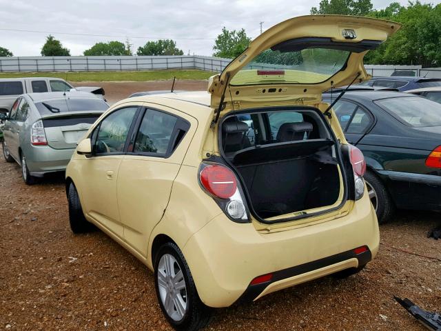 KL8CB6S94DC556346 - 2013 CHEVROLET SPARK LS YELLOW photo 3