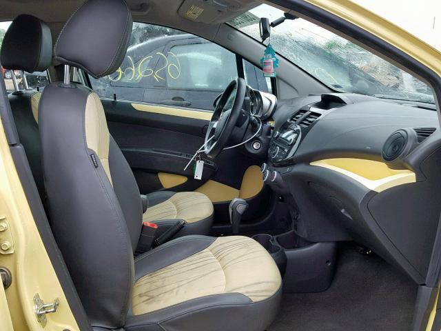 KL8CB6S94DC556346 - 2013 CHEVROLET SPARK LS YELLOW photo 5